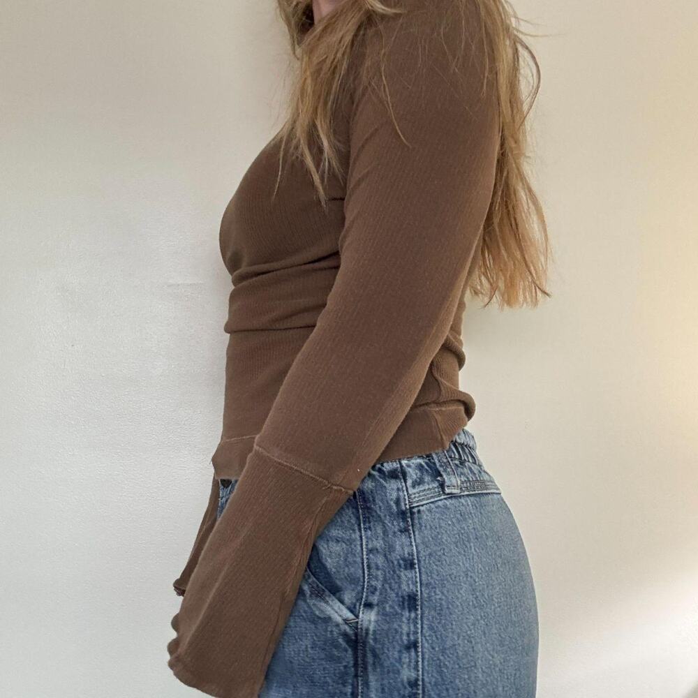 Free People Intimately Ribbed Turtleneck Top - Picture 2 of 7